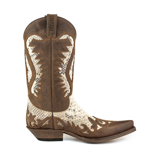 Mayura Boots Cowboy laarzen desert-2567 crazy old sadale / blanco DESERT-2567 CRAZY OLD SADALE / PYTHON BLANCO  large