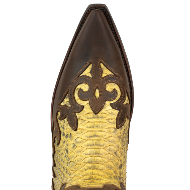 Mayura Boots Cowboy laarzen desert-2567 crazy old sadale / camel 421 DESERT-2567 CRAZY OLD SADALE / PYTHON CAMEL 421  large