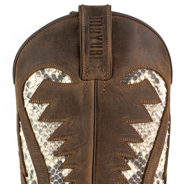 Mayura Boots Cowboy laarzen desert-2567 crazy old sadale / blanco DESERT-2567 CRAZY OLD SADALE / PYTHON BLANCO  large