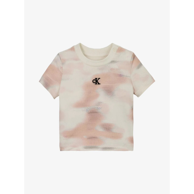 Calvin Klein Meisjes shirt tie dye roze IN0IN00293-0GD large