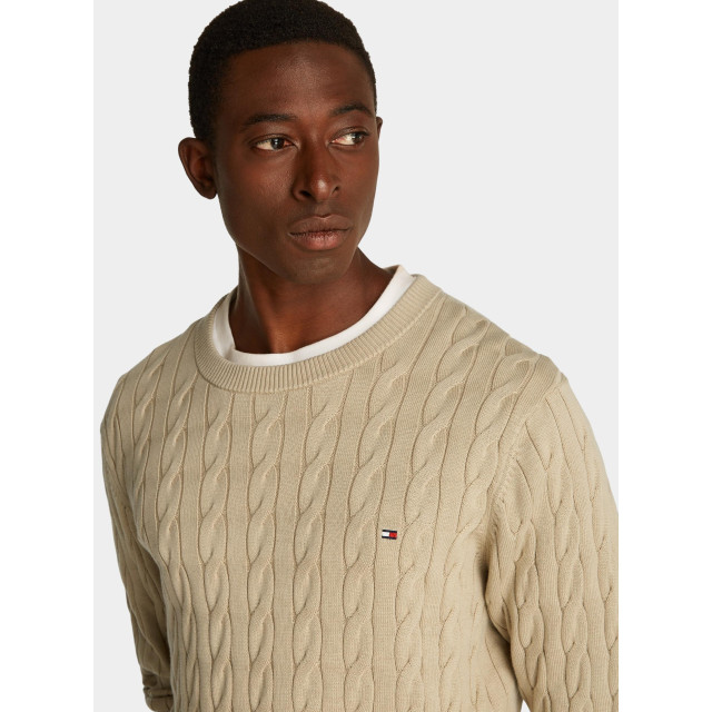 Tommy Hilfiger Pullover classic cotton cable crew neck mw0mw33132/rbt 184917 large