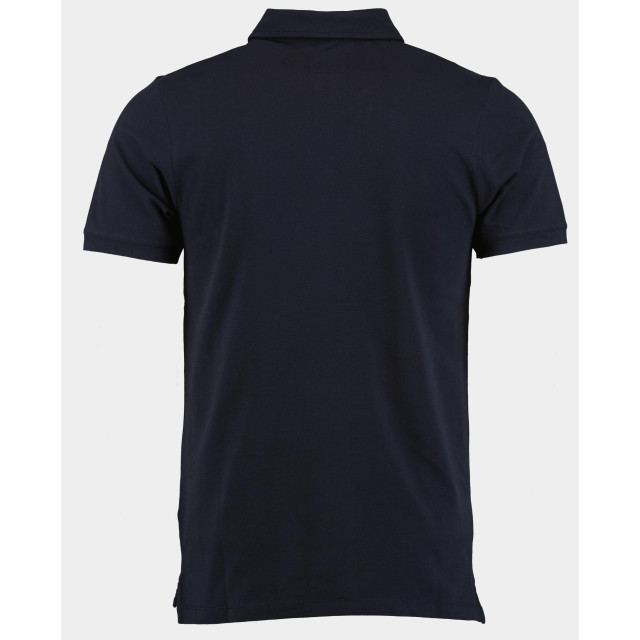 Bos Bright Blue Polo korte mouw arto polo fine pique plain 24108ar22bo/290 navy 180364 large