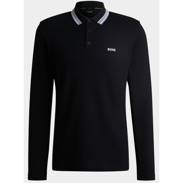 Boss Green Polo lange mouw plisy 10266738 01 50536609/409 183568 large