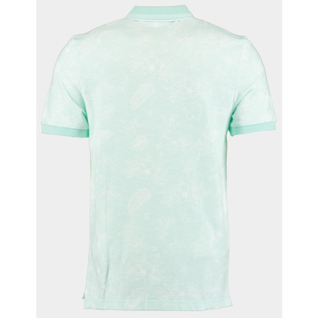 Bos Bright Blue Polo korte mouw ken polo oxford aop 24108ke09bo/313 mint 179835 large