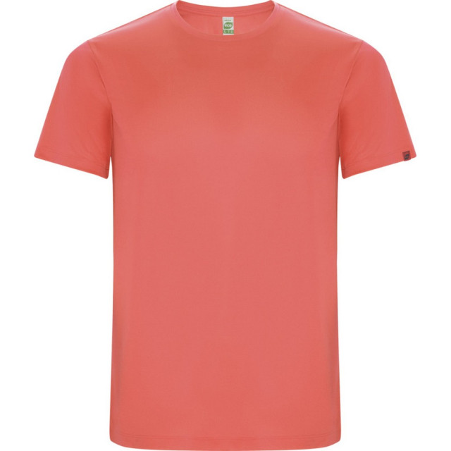 Roly Heren imola sport t-shirt met korte mouwen UTPF4234_fluorescentcoral large