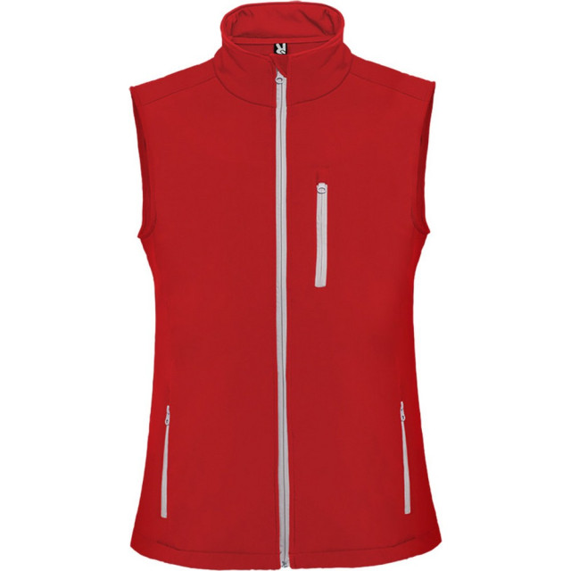 Roly Unisex nevada softshell bodywarmer voor volwassenen UTPF4233_red large
