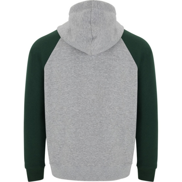 Roly Badet tweekleurige hoodie kinderen/kinderen UTPF4552_heathergreybottlegreen large
