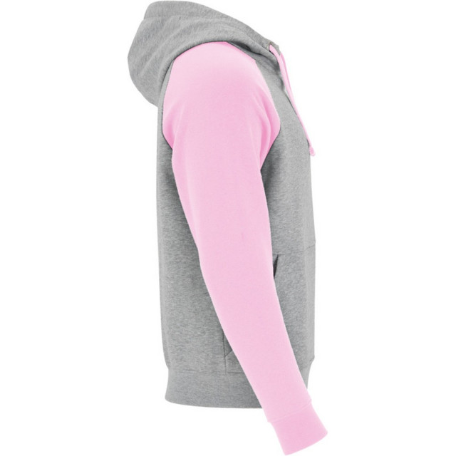 Roly Badet tweekleurige hoodie kinderen/kinderen UTPF4552_heathergreylightpink large