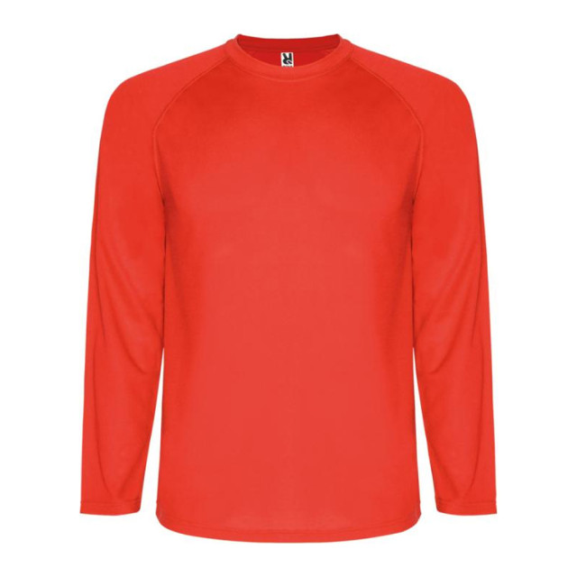 Roly Heren montecarlo sport t-shirt met lange mouwen UTPF4574_red large