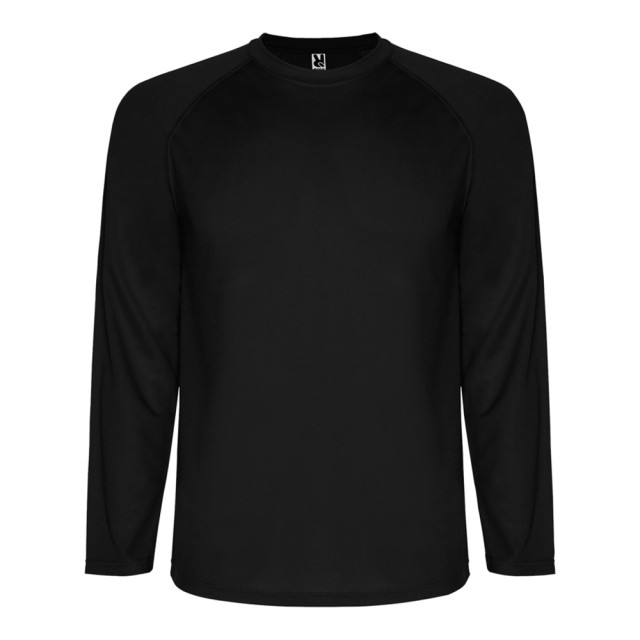 Roly Heren montecarlo sport t-shirt met lange mouwen UTPF4574_solidblack large