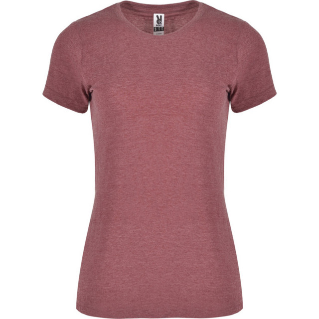Roly Dames fox heather t-shirt met korte mouwen UTPF4531_garnet large