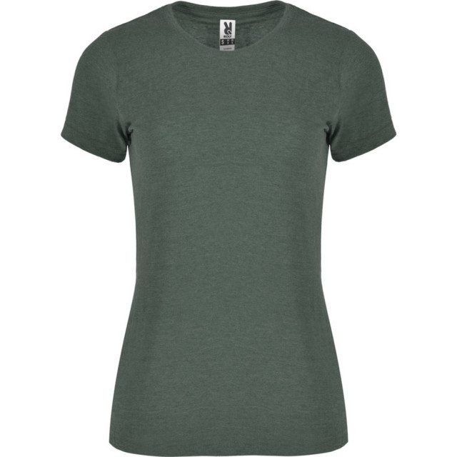 Roly Dames fox heather t-shirt met korte mouwen UTPF4531_bottlegreen large