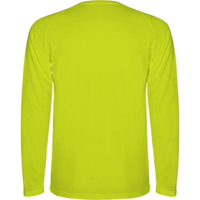 Roly Kinder/kids montecarlo sport t-shirt met lange mouwen UTPF4578_fluorescentyellow large