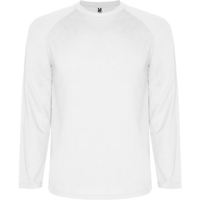 Roly Kinder/kids montecarlo sport t-shirt met lange mouwen UTPF4578_white large