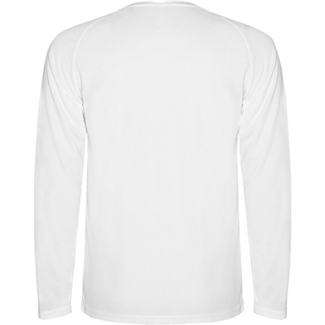 Roly Kinder/kids montecarlo sport t-shirt met lange mouwen UTPF4578_white large