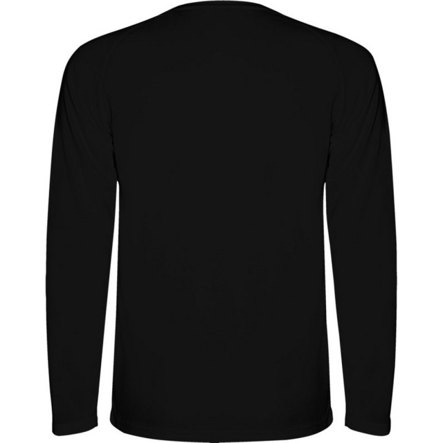 Roly Kinder/kids montecarlo sport t-shirt met lange mouwen UTPF4578_solidblack large