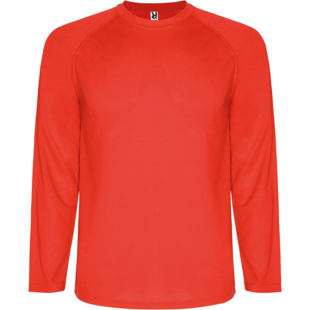 Roly Kinder/kids montecarlo sport t-shirt met lange mouwen UTPF4578_red large