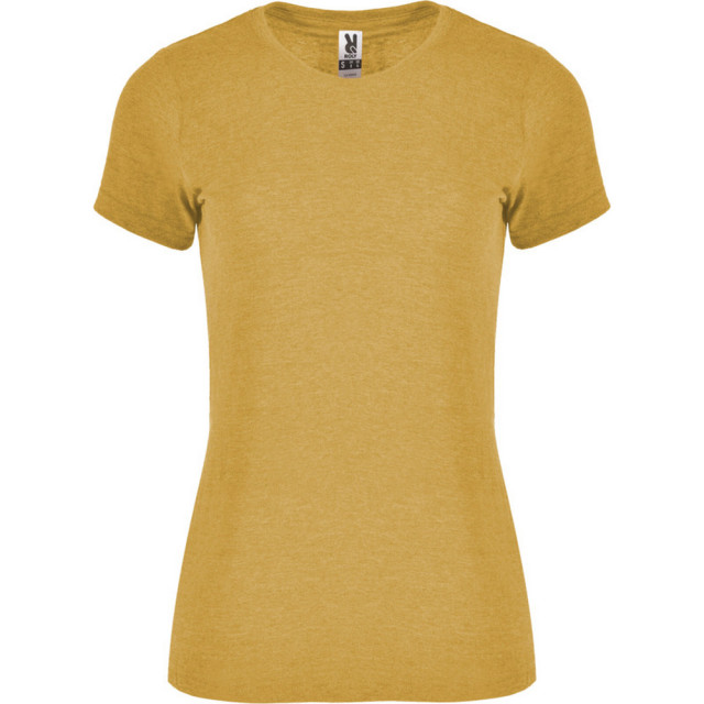 Roly Dames fox heather t-shirt met korte mouwen UTPF4531_mustard large