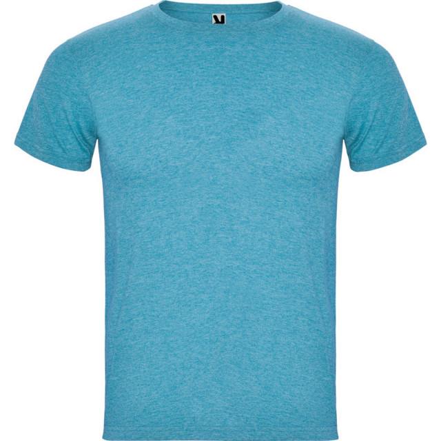 Roly Heren fox heather t-shirt met korte mouwen UTPF4535_turquoiseheather large