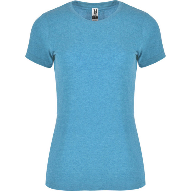 Roly Dames fox heather t-shirt met korte mouwen UTPF4531_turquoise large