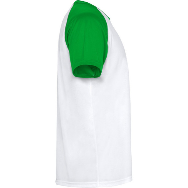 Roly Kinderen/kinderen indianapolis sport t-shirt met korte mouwen UTPF4443_whiteferngreen large