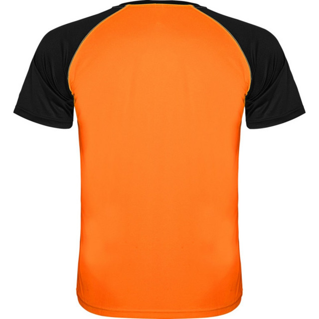 Roly Unisex volwassen indianapolis sport t-shirt met korte mouwen UTPF4436_solidblack large
