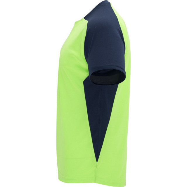 Roly Kinder/kinder bugatti sport t-shirt met korte mouwen UTPF4440_flurogreennavy large
