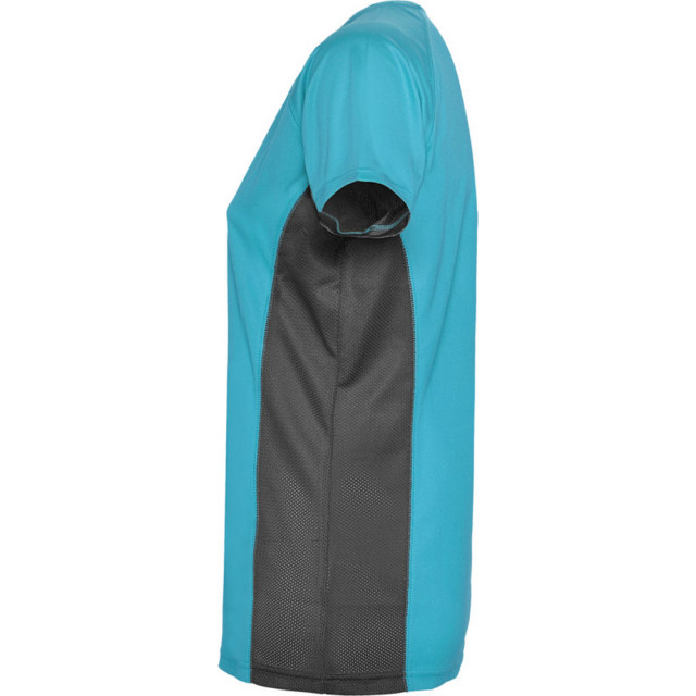 Roly Dames shanghai sport t-shirt met korte mouwen UTPF4435_turquoisedarklead large