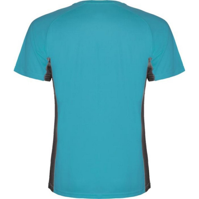 Roly Kinderen/kinderen shanghai sport t-shirt met korte mouwen UTPF4442_turquoisedarklead large