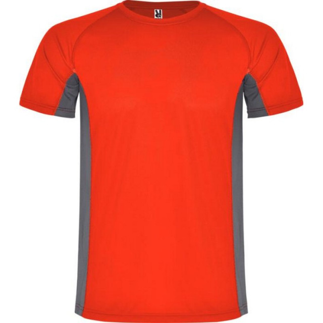 Roly Kinderen/kinderen shanghai sport t-shirt met korte mouwen UTPF4442_reddarklead large