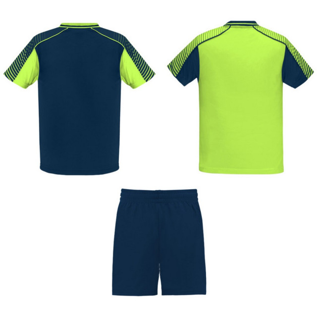 Roly Unisex volwassen juve sports sportset UTPF4439_navyblueflurogreen large