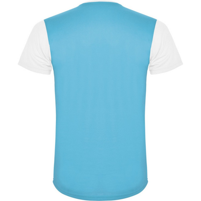 Roly Kinderen/kinderen detroit sport t-shirt UTPF4444_whiteturquoise large