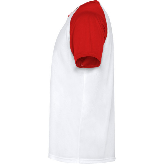 Roly Kinderen/kinderen indianapolis sport t-shirt met korte mouwen UTPF4443_whitered large