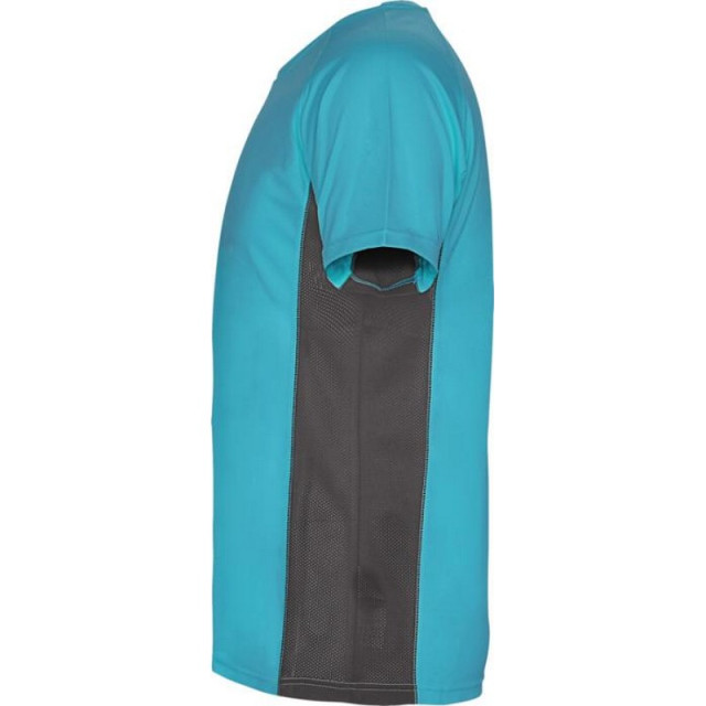Roly Kinderen/kinderen shanghai sport t-shirt met korte mouwen UTPF4442_turquoisedarklead large