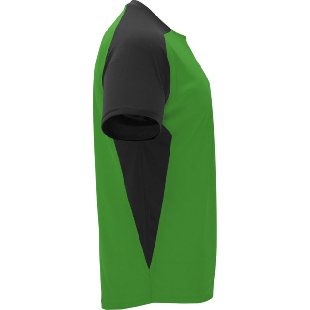 Roly Unisex bugatti sport t-shirt voor volwassenen UTPF4432_ferngreensolidblack large