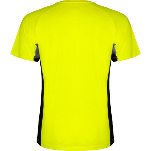 Roly Heren shanghai sport t-shirt met korte mouwen UTPF4434_fluorescentyellowsolidblack large
