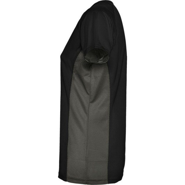 Roly Dames shanghai sport t-shirt met korte mouwen UTPF4435_solidblackdarklead large