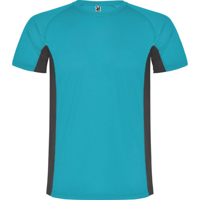 Roly Heren shanghai sport t-shirt met korte mouwen UTPF4434_turquoisedarklead large