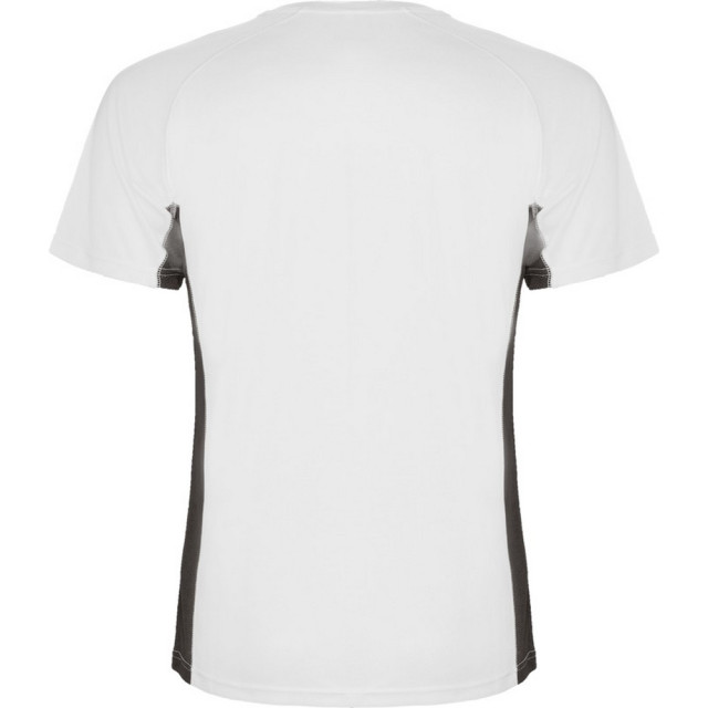Roly Heren shanghai sport t-shirt met korte mouwen UTPF4434_whitedarklead large
