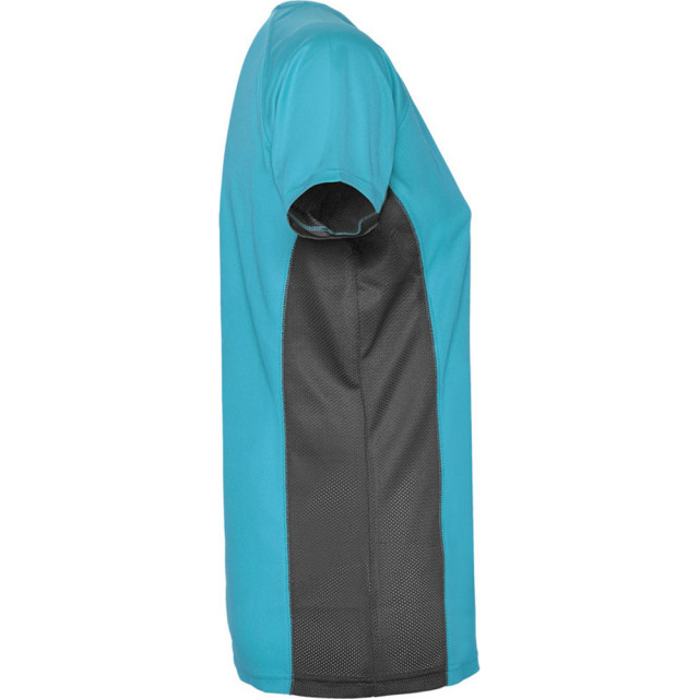 Roly Dames shanghai sport t-shirt met korte mouwen UTPF4435_turquoisedarklead large