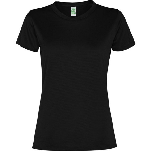 Roly Dames slam sport t-shirt met korte mouwen UTPF4430_solidblack large