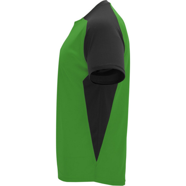 Roly Unisex bugatti sport t-shirt voor volwassenen UTPF4432_ferngreensolidblack large