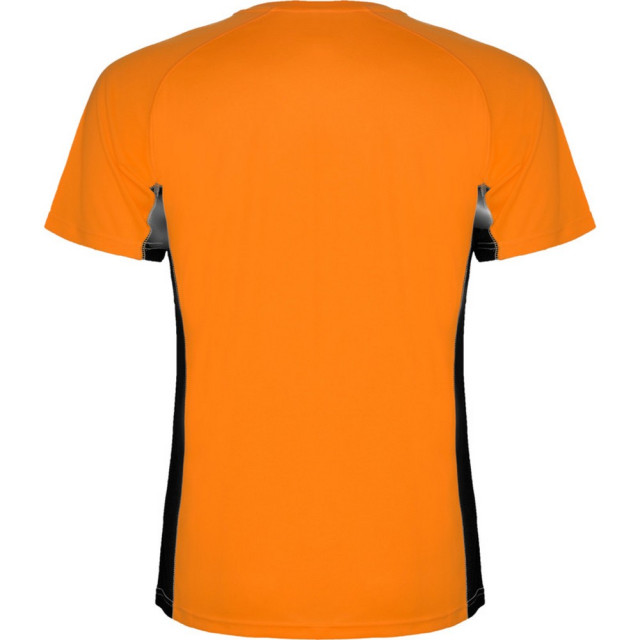 Roly Heren shanghai sport t-shirt met korte mouwen UTPF4434_fluorescentorangesolidblack large