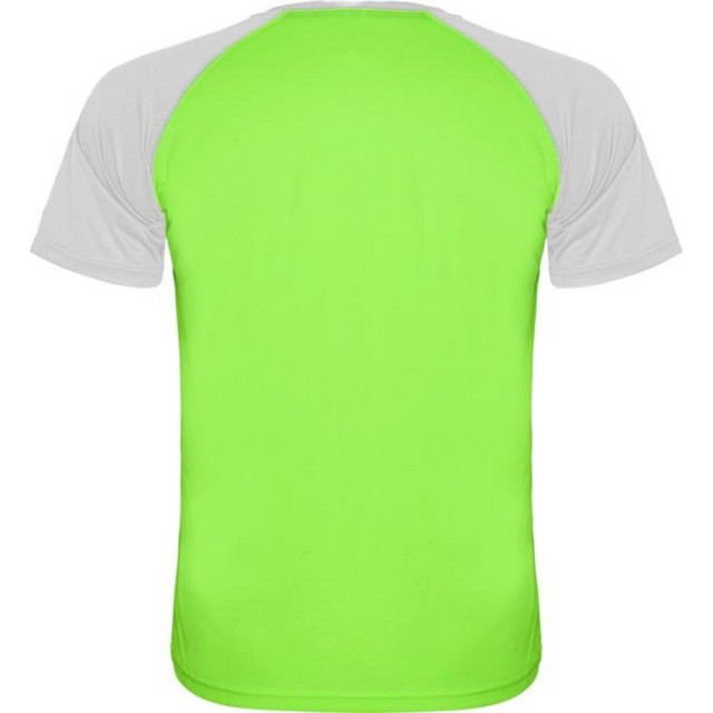 Roly Unisex volwassen indianapolis sport t-shirt met korte mouwen UTPF4436_white large
