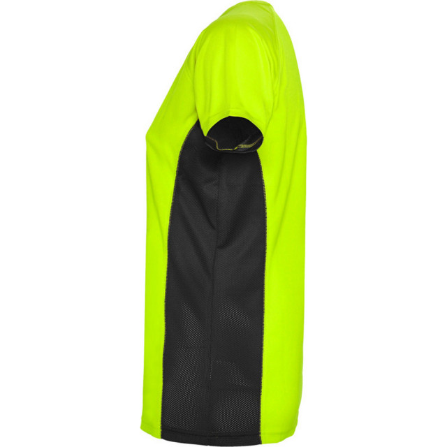 Roly Dames shanghai sport t-shirt met korte mouwen UTPF4435_flurogreensolidblack large