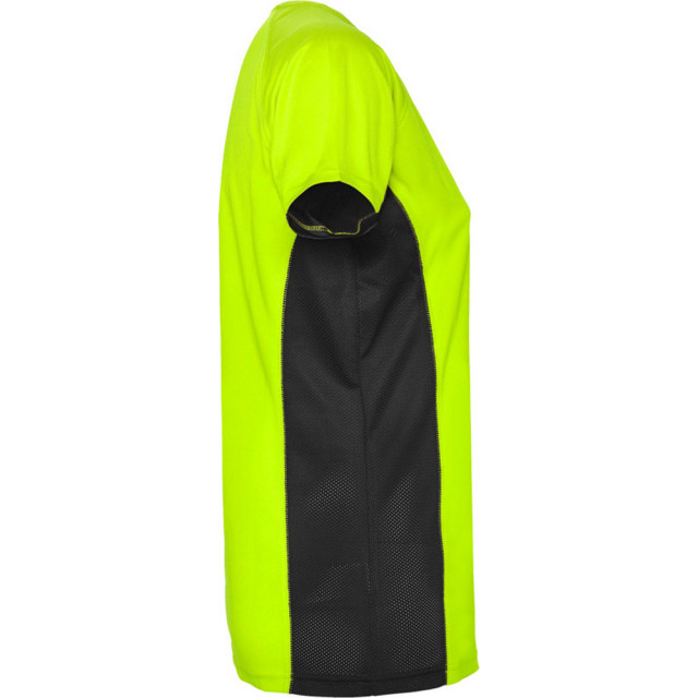 Roly Dames shanghai sport t-shirt met korte mouwen UTPF4435_flurogreensolidblack large