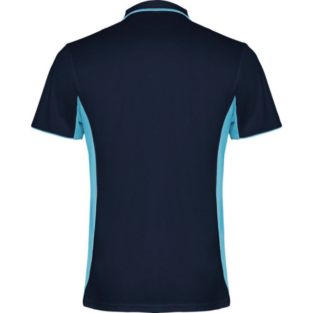 Roly Montmelo sportpoloshirt met korte mouwen voor volwassenen UTPF4420_navyblueskyblue large