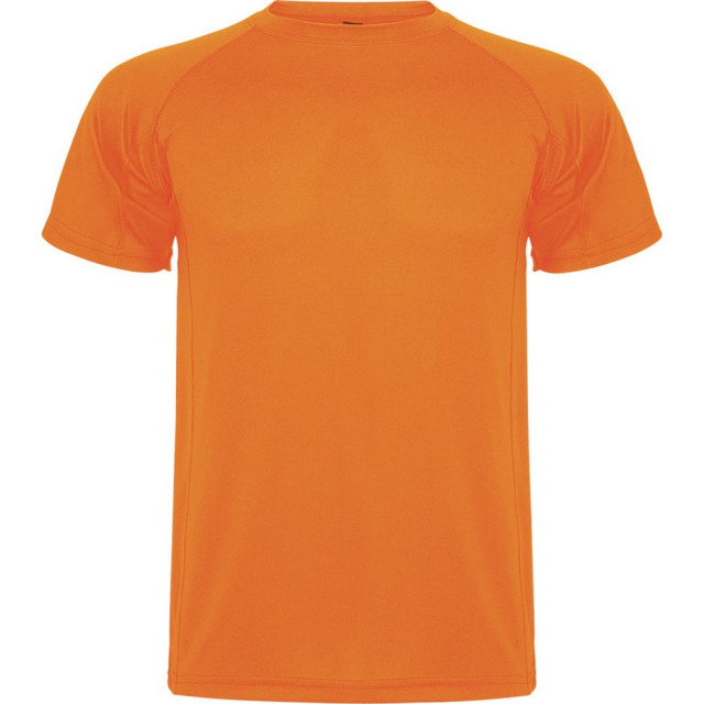 Roly Heren montecarlo sport t-shirt met korte mouwen UTPF4368_fluorescentorange large
