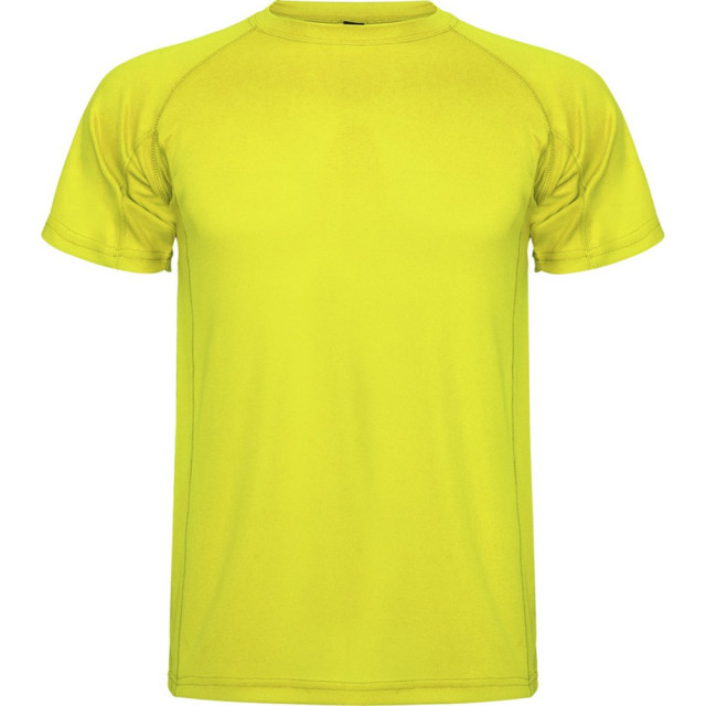Roly Heren montecarlo sport t-shirt met korte mouwen UTPF4368_fluorescentyellow large