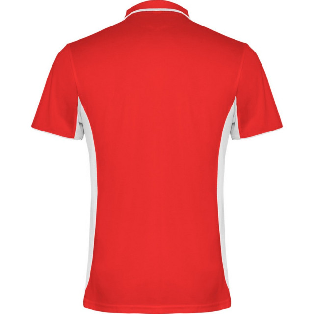 Roly Montmelo sportpoloshirt met korte mouwen voor volwassenen UTPF4420_redwhite large